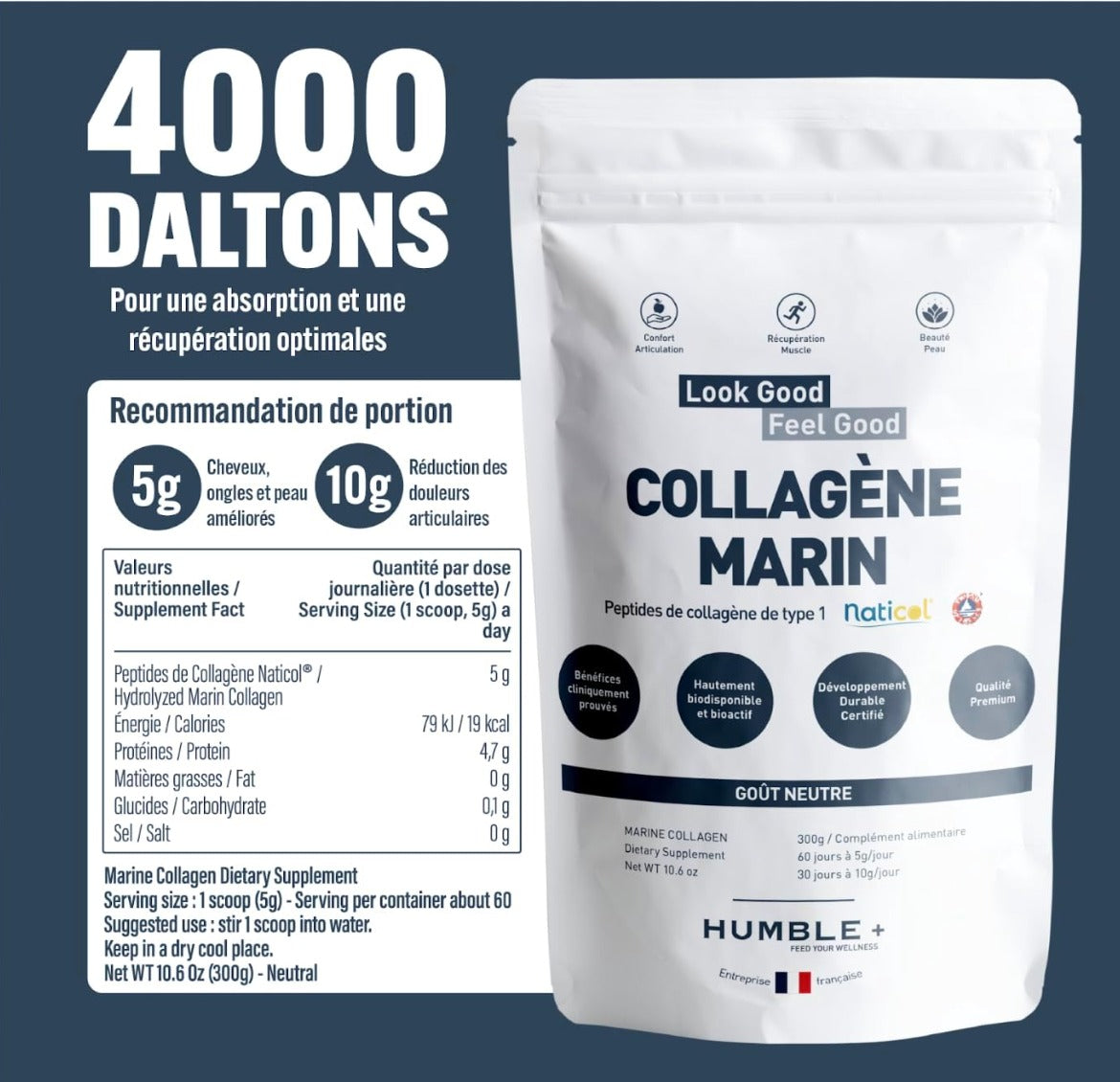 Pur Collagène Marin Breveté - 300g
