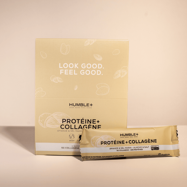 Barretta Proteine + Collagene – Mandorla e sale marino