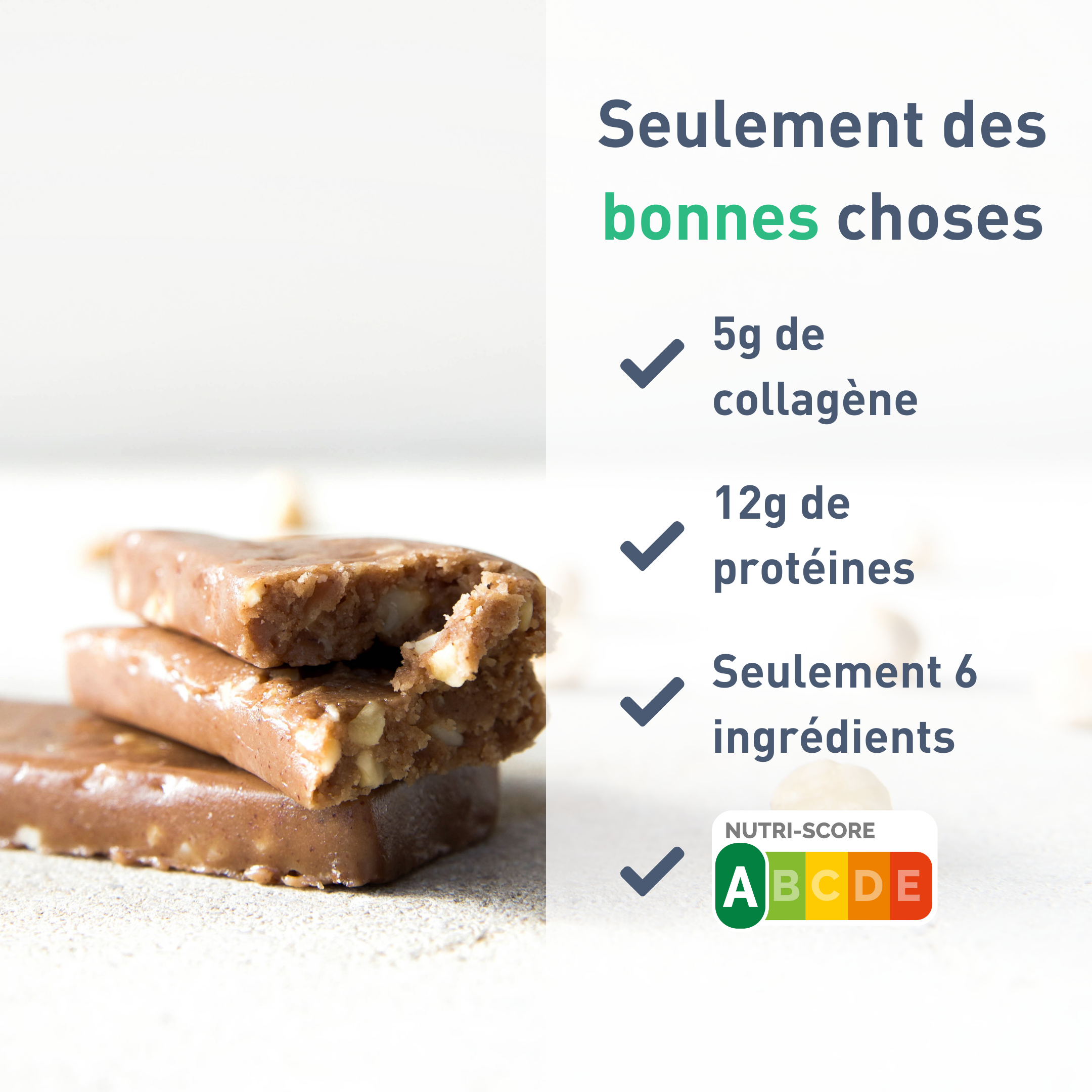 les avantages des barres protéinées au collagène 